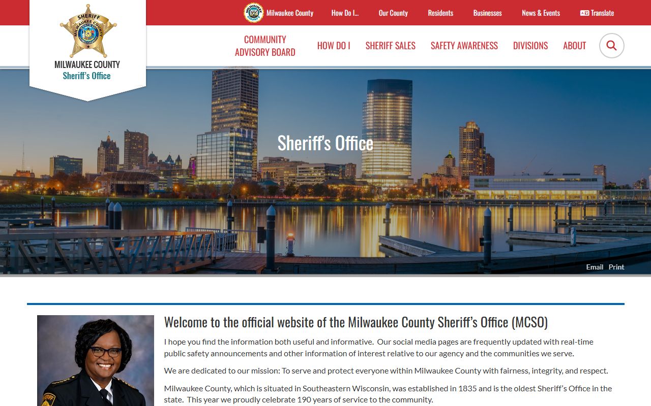 Milwaukee County felony records sheriff office