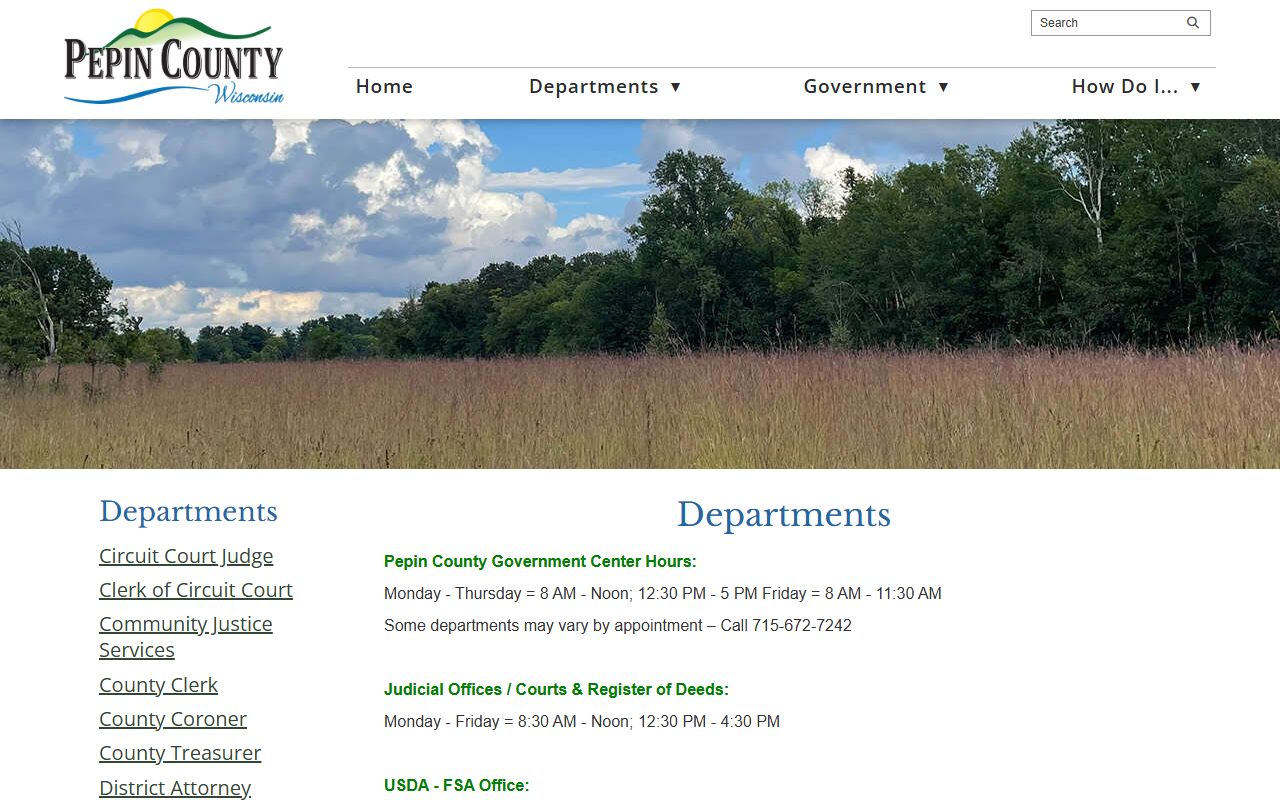 Pepin County felony records sheriff office